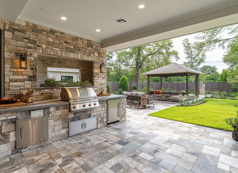 Outdoor Granite Kitchen